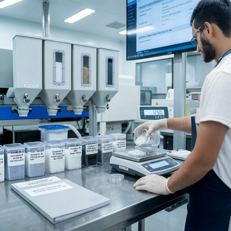 inyección de plástico